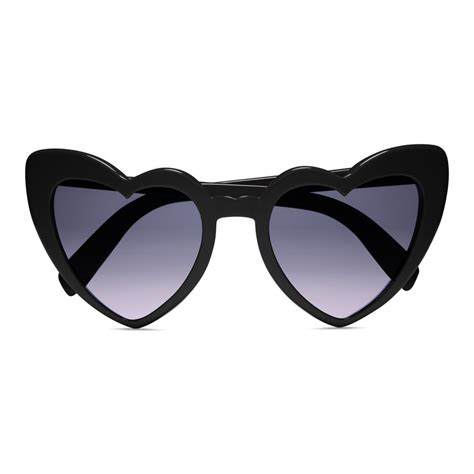 Saint Laurent Eyewear Occhiali da sole a cuore 